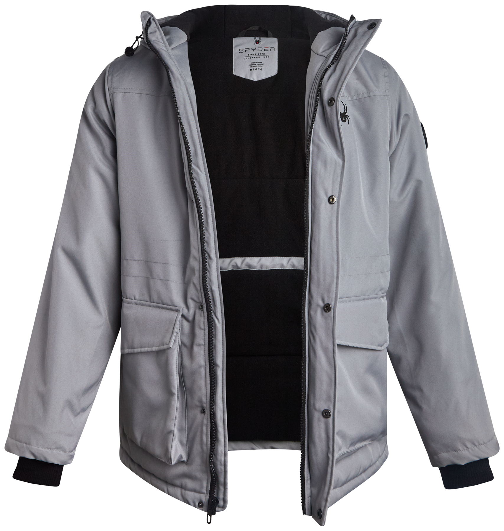Mens Parka Jacket - Pewter by Spyder