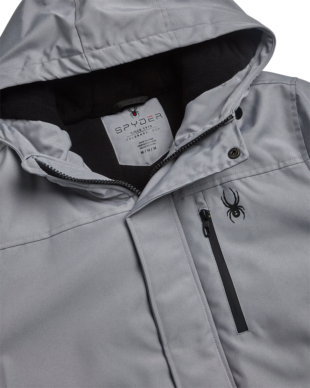 Mens Parka Jacket - Pewter by Spyder