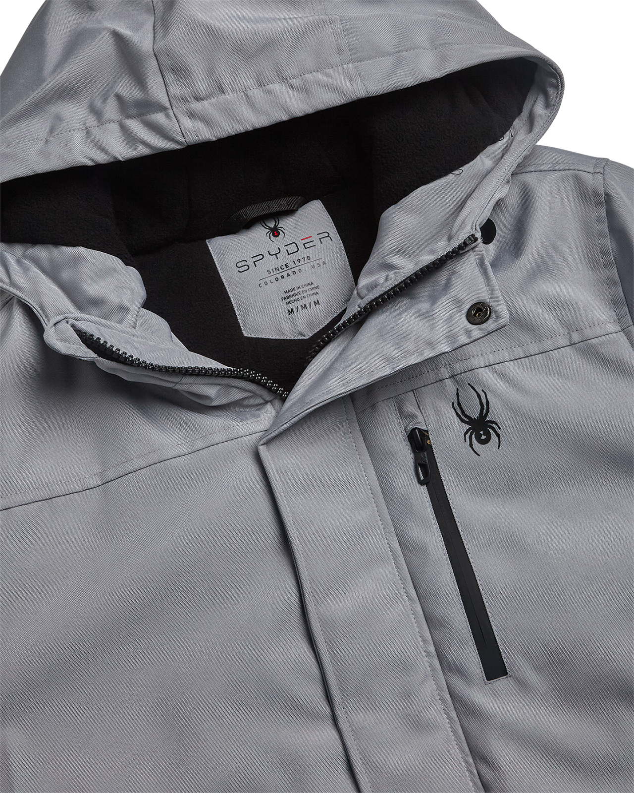 Mens Parka Jacket - Pewter by Spyder