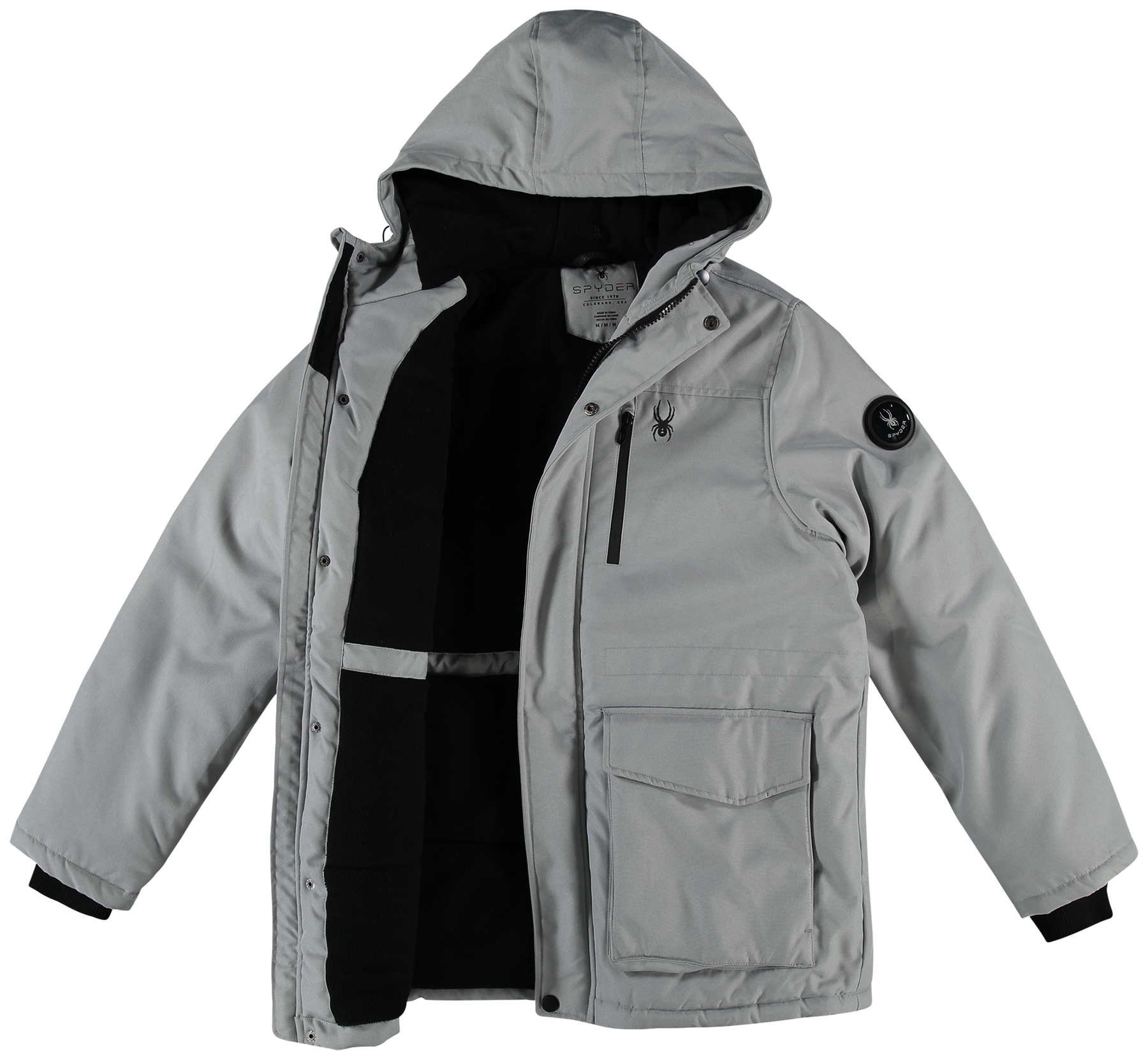 Mens Parka Jacket - Pewter by Spyder