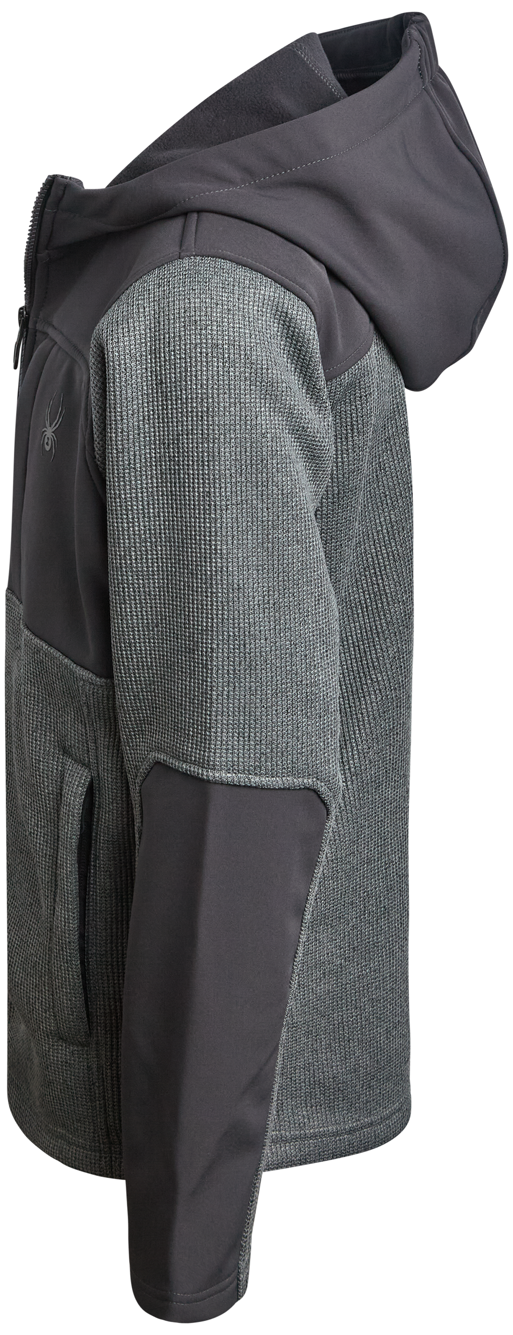 Boys Sweater Fleece Jacket - Pewter by Spyder