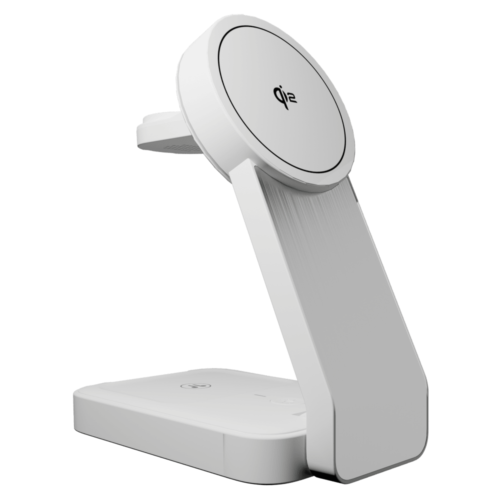 Cellhelmet Qi2 3 in 1 Charging Station with 3in Charging Cable by Cellhelmet