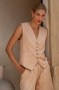 Paige Linen Vest