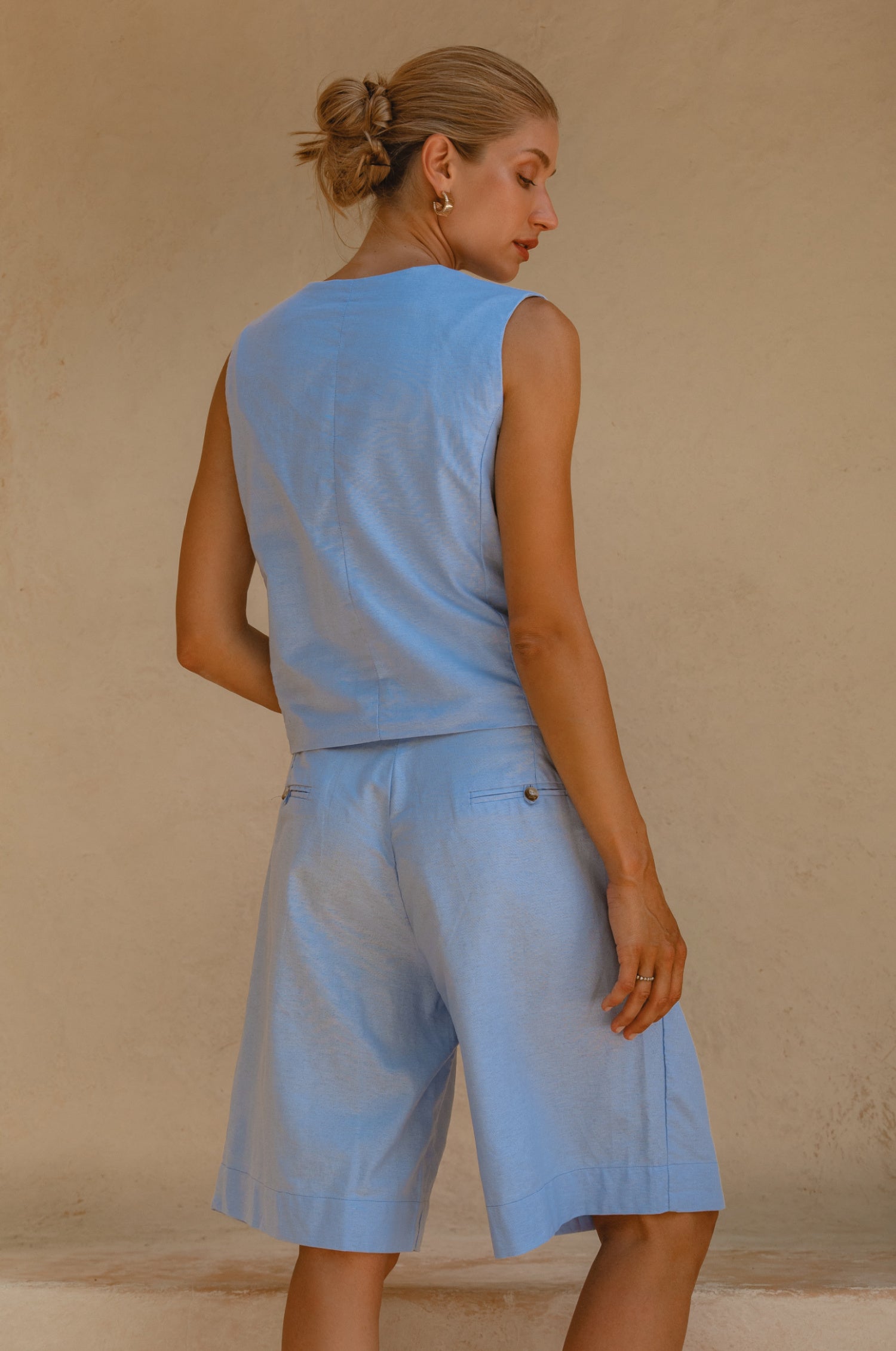 Paige Linen Vest