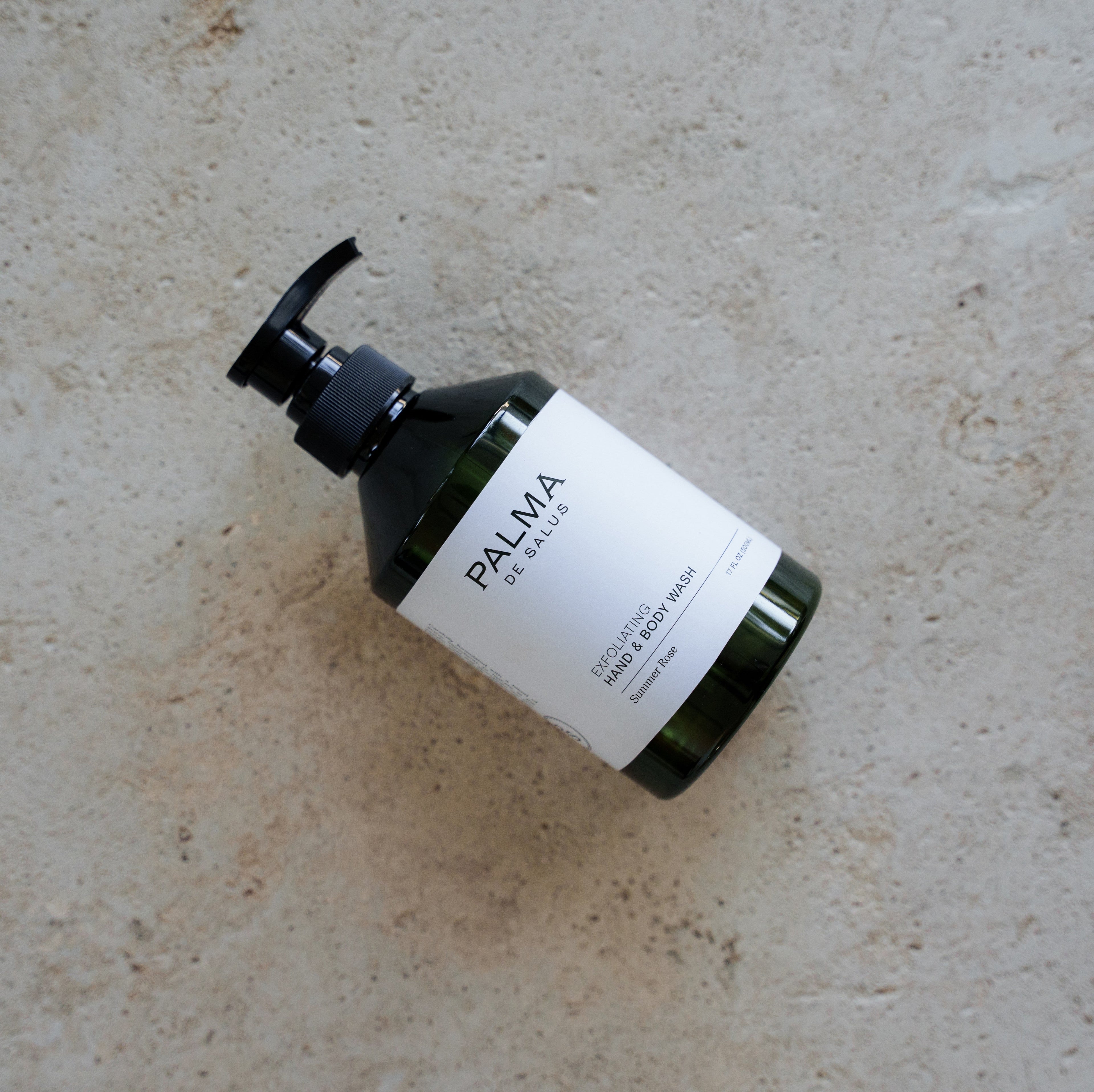 Plant-Based Summer Rose Exfoliating Hand & Body Wash