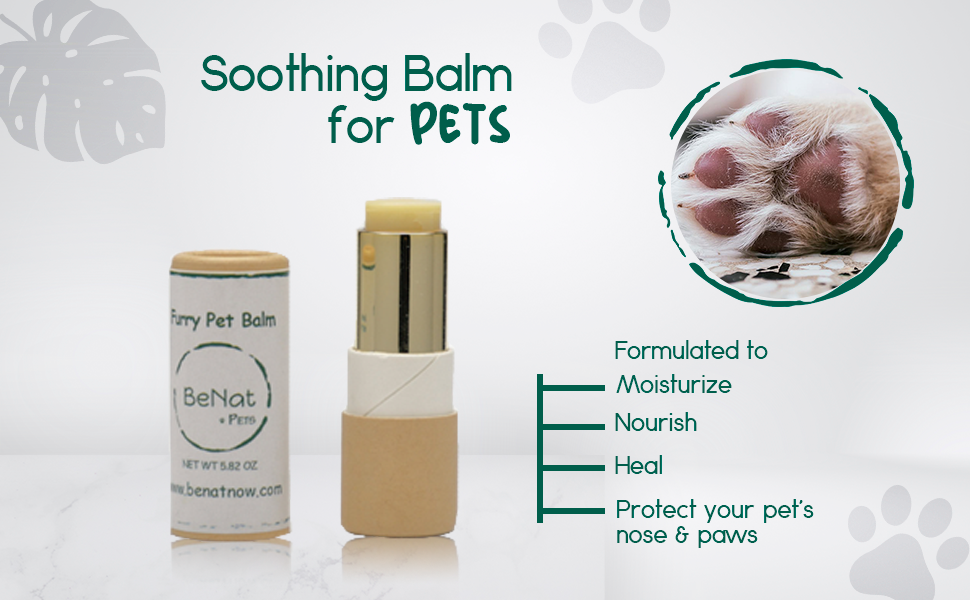 BeNat Pets. Furry Pet Balm. 0.9 Oz.