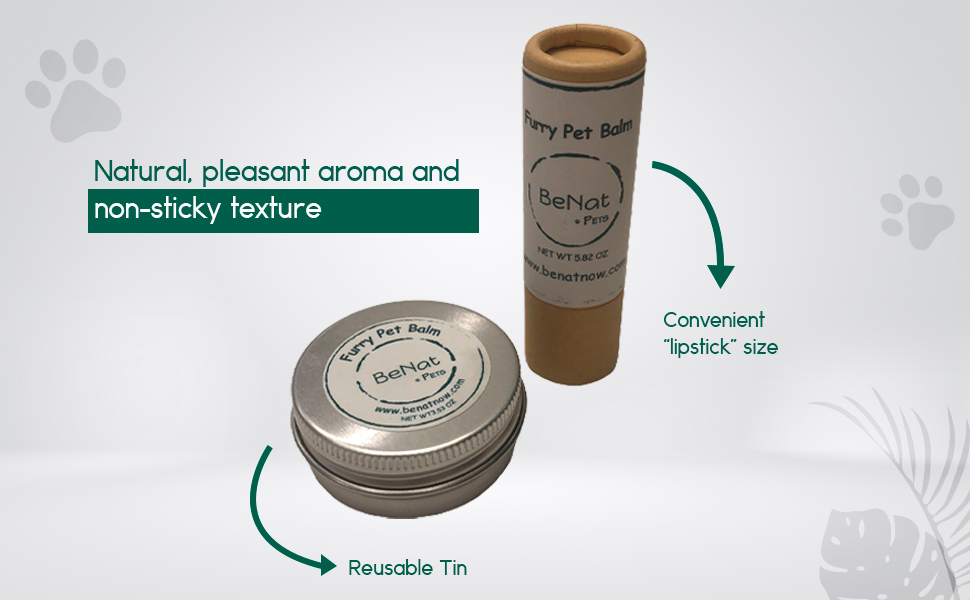 BeNat Pets. Furry Pet Balm. 0.9 Oz.