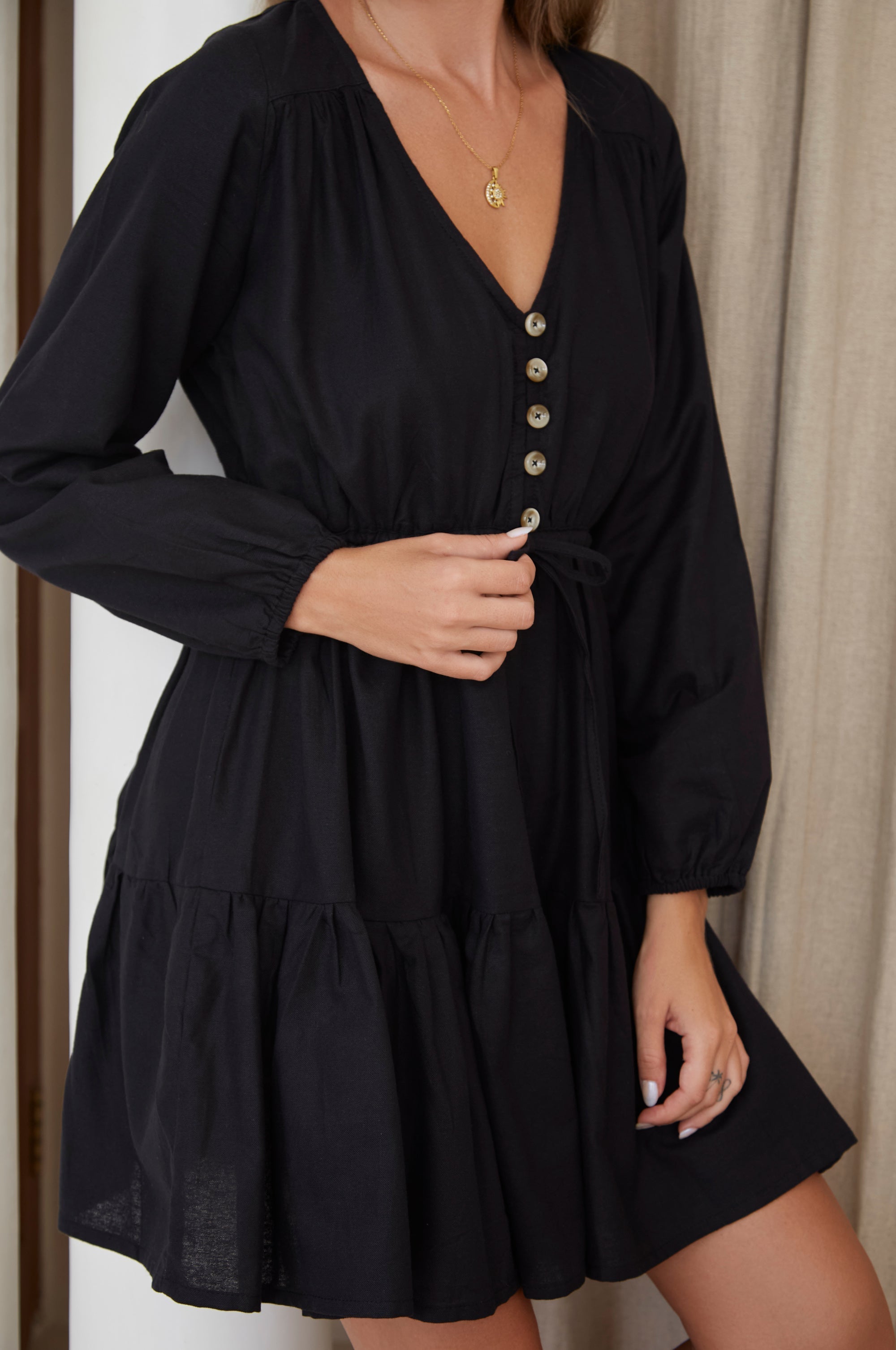 Positano Linen Mini Dress