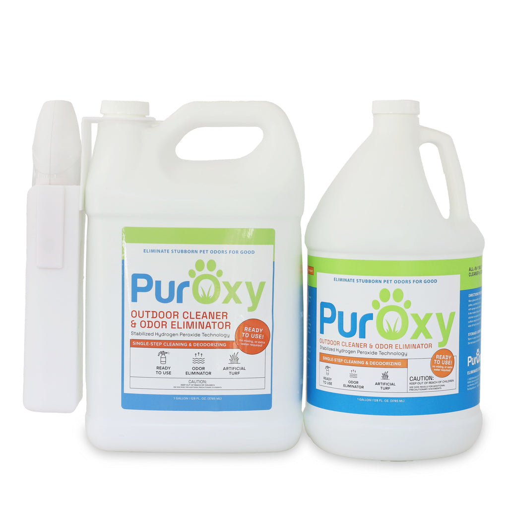 PurOxy Outdoor Cleaner & Pet Odor Eliminator Bundle - 2 Gallons + Power Sprayer by PurOxy
