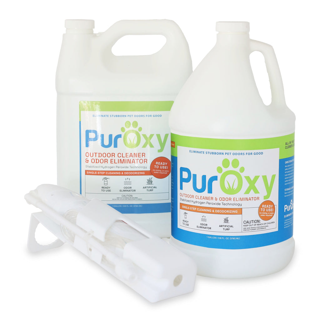 PurOxy Outdoor Cleaner & Pet Odor Eliminator Bundle - 2 Gallons + Power Sprayer by PurOxy