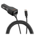 Ventev 17W USB-A Car Charger and Connected Micro-USB-Cable by Ventev