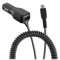 Ventev 20W ULTRAFAST Dual USB-A and USB-C Car Charger and Connected USB-C Cable by Ventev