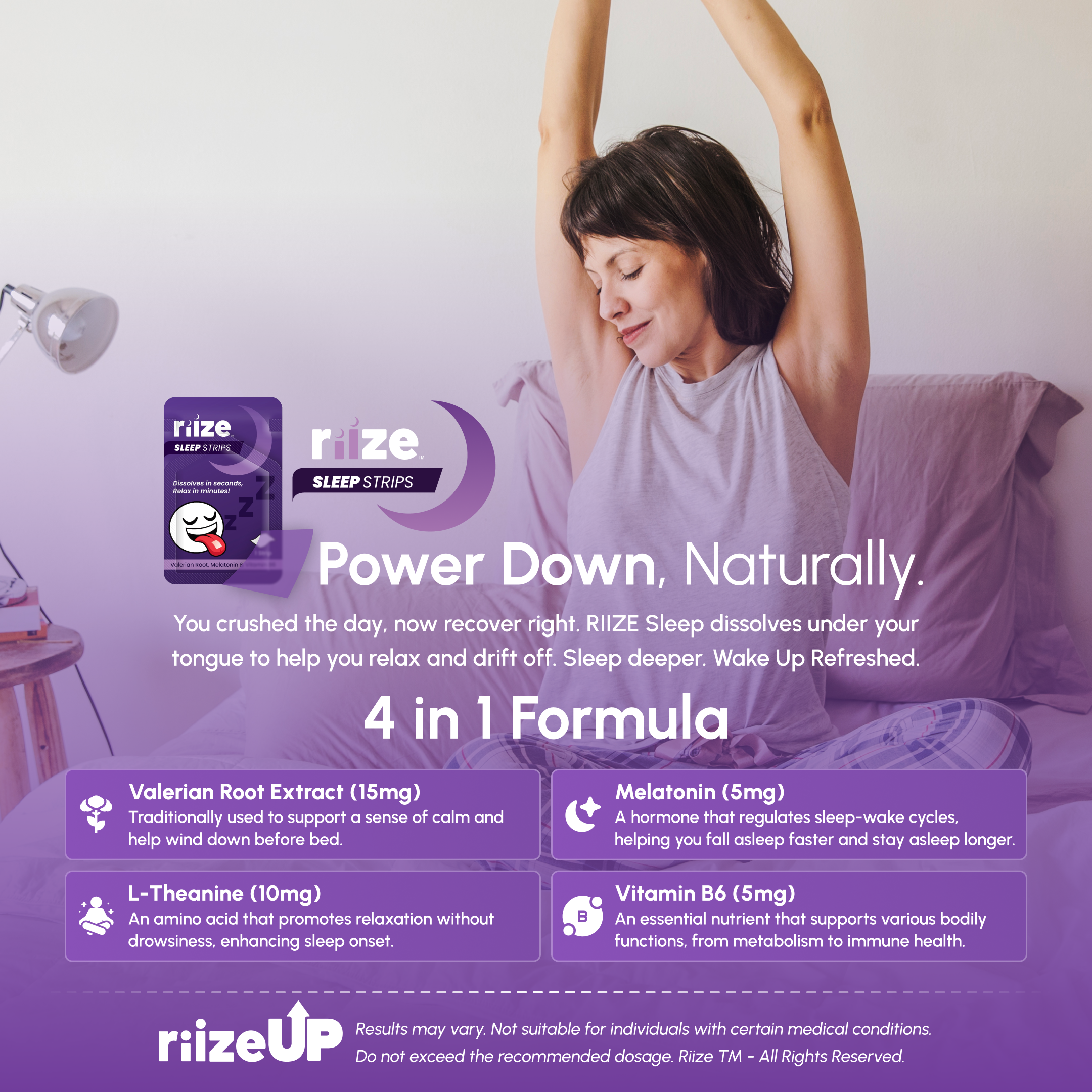 Riize Sleep Strips – 2x3-Pack Bundle