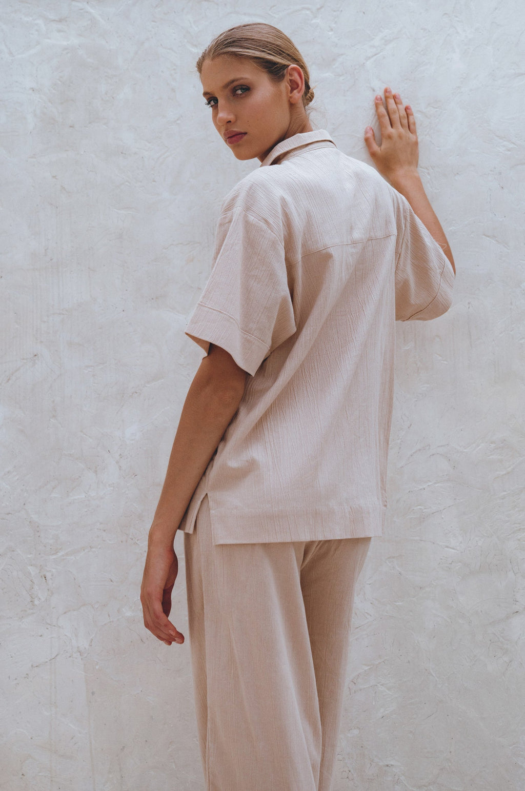 Raya Wide Leg Linen Pants