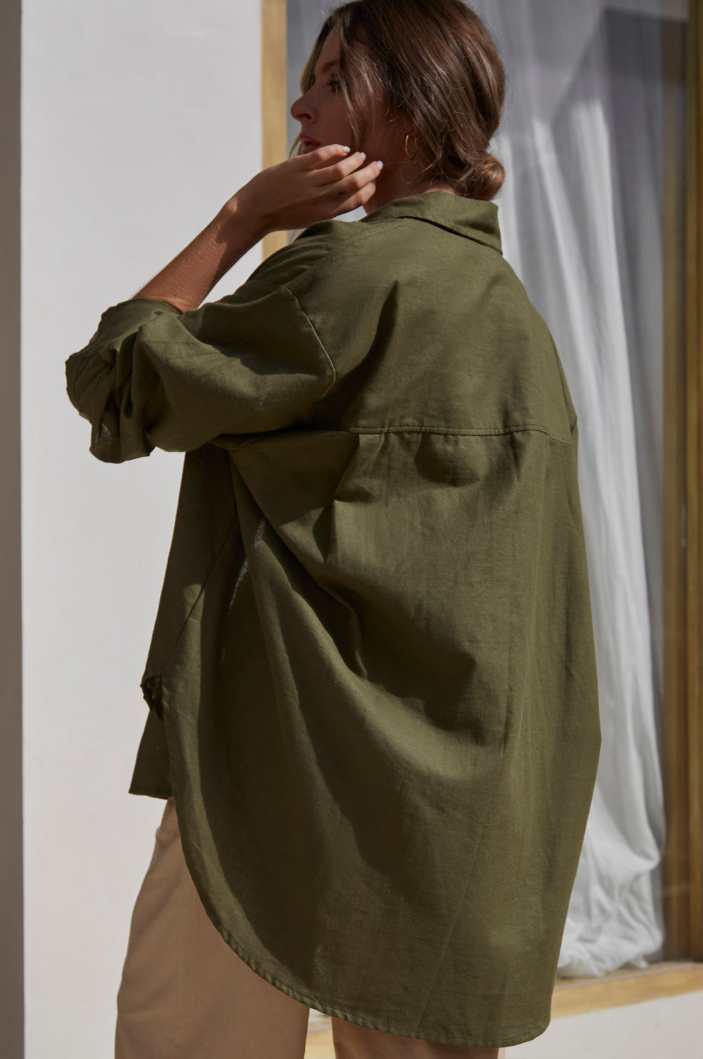 Romania Oversized Linen Shirt