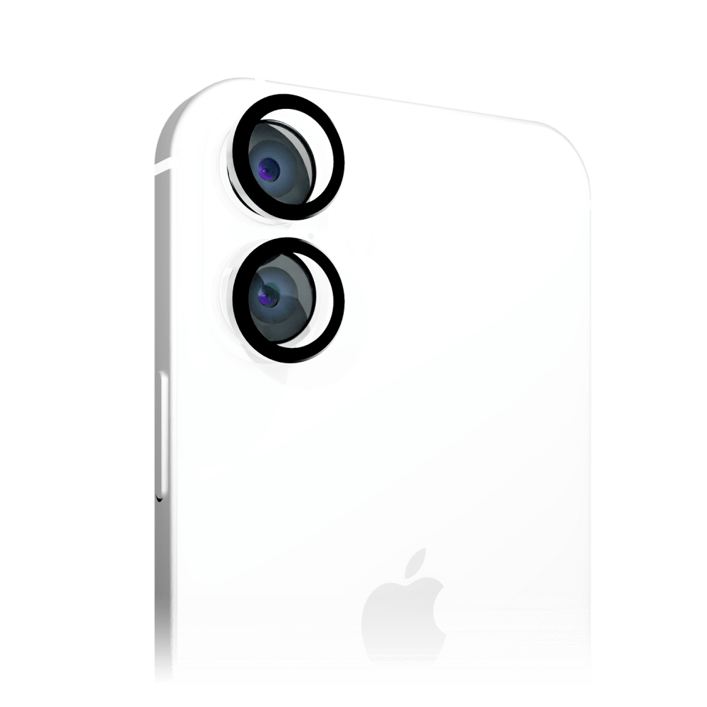 Cellhelmet Tempered Glass Camera Screen Protector (Individual Lens Covers) for Apple iPhone 16 / iPhone 16 Plus by Cellhelmet