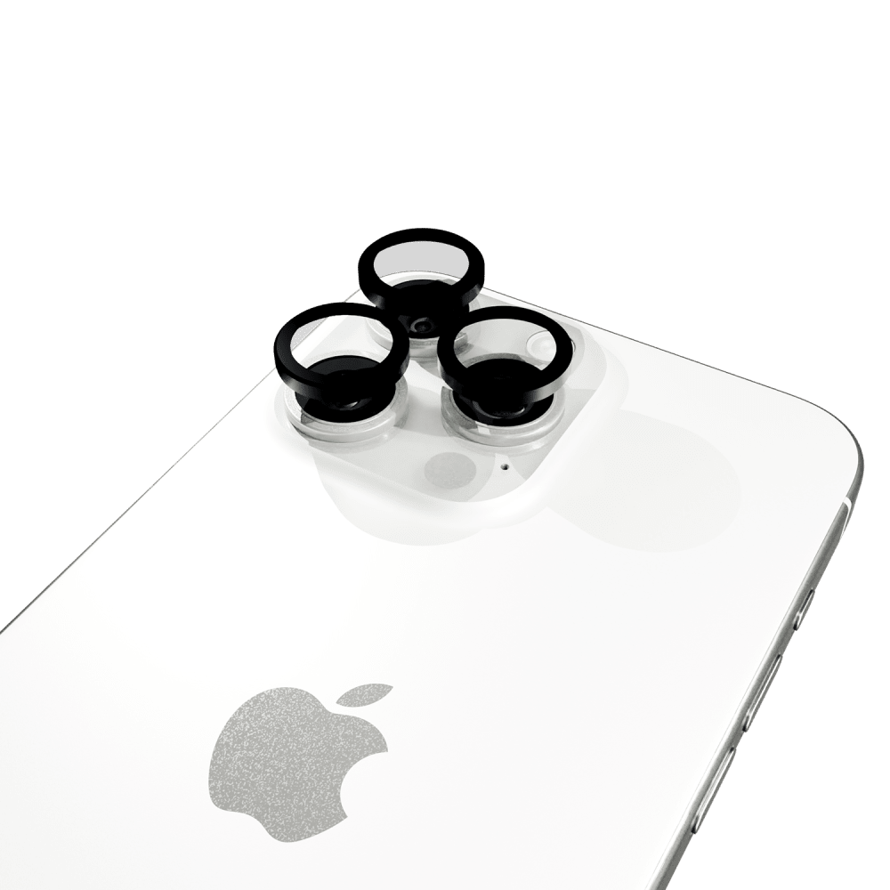 Cellhelmet Tempered Glass Camera Screen Protector (Individual Lens Covers) for Apple iPhone 16 Pro / iPhone 16 Pro Max by Cellhelmet
