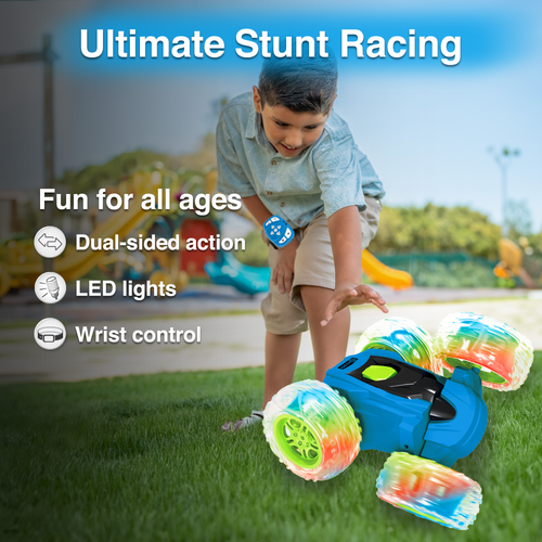 Contixo RC Stunt Car 4WD - 360 Spins, LED Lights by Contixo