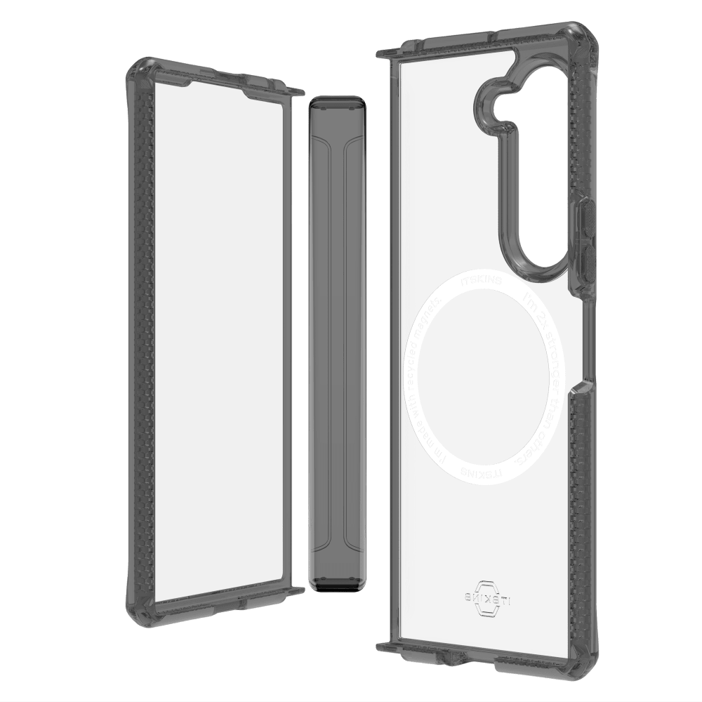ITSkins Hybrid_R Clear Hinge MagSafe Case for Samsung Galaxy Z Fold6 by ITSkins