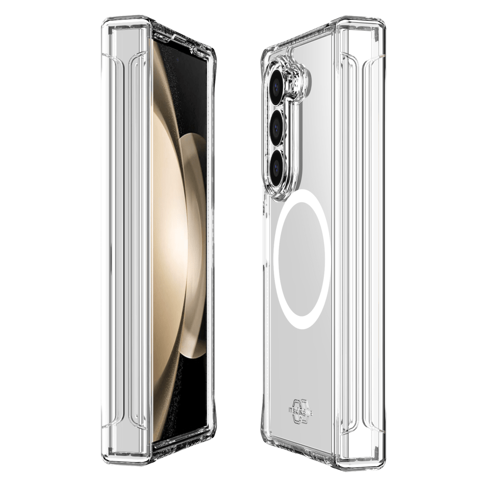 ITSkins Hybrid_R Clear Hinge MagSafe Case for Samsung Galaxy Z Fold6 by ITSkins