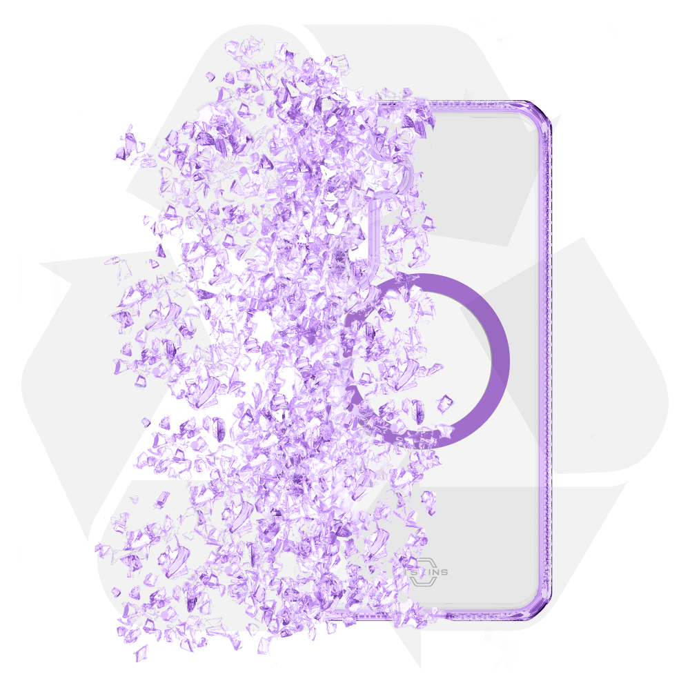 ITSkins Hybrid_R Clear MagSafe Case for Samsung Galaxy S25 by ITSkins