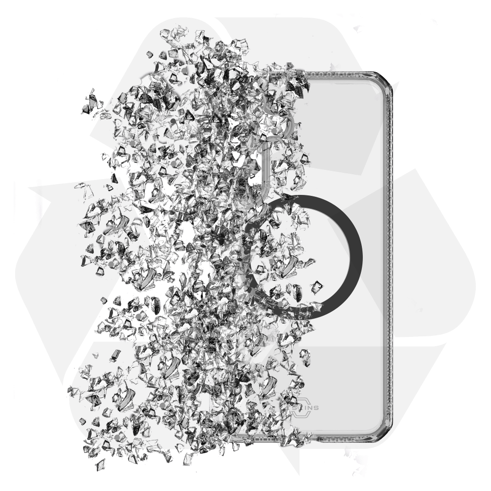 ITSkins Hybrid_R Clear MagSafe Case for Samsung Galaxy S25 by ITSkins