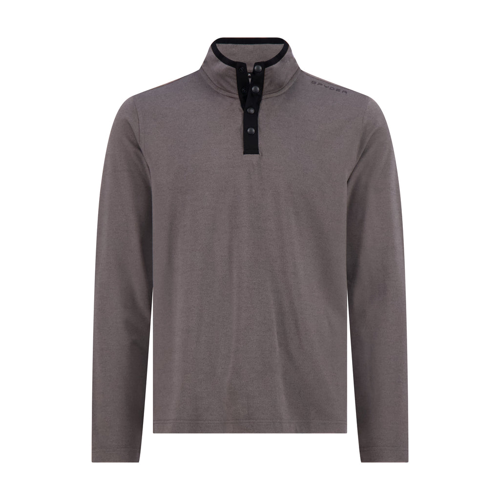 Mens Marled French Terry Quarter Snap - Polar by Spyder