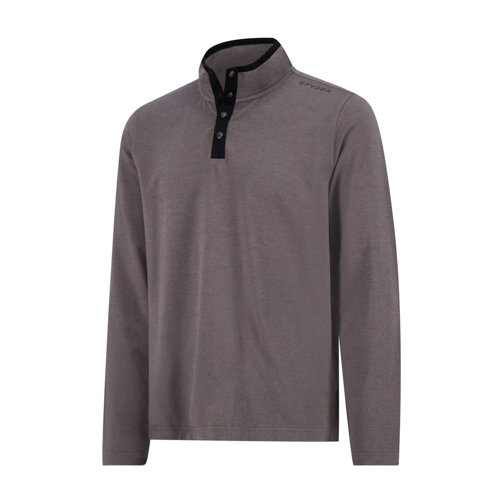 Mens Marled French Terry Quarter Snap - Polar by Spyder