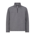 Mens Diamond Quilt Quarter Zip - Grey by Spyder