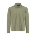 Mens Brushed Vertical Stripe Quarter Zip - Brown by Spyder