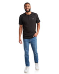 Mens Short Sleeve Henley - Black by Spyder