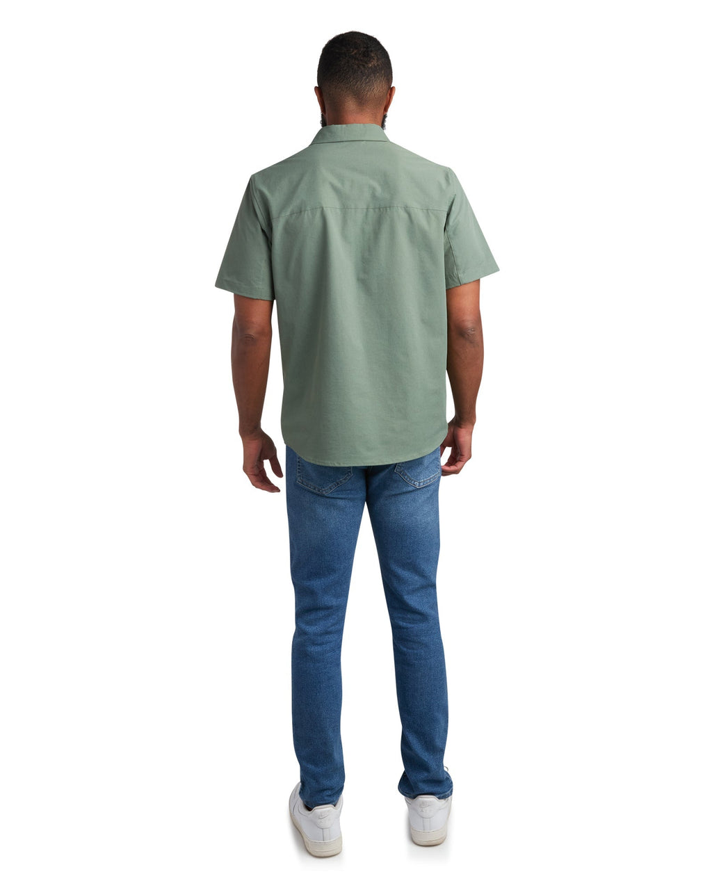 Mens Short Sleeve Ripstop - Spruce Green by Spyder