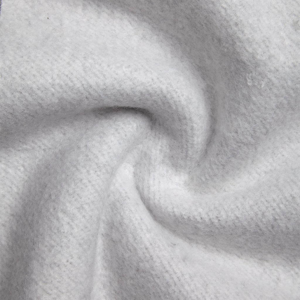 Close-up of gray fabric texture