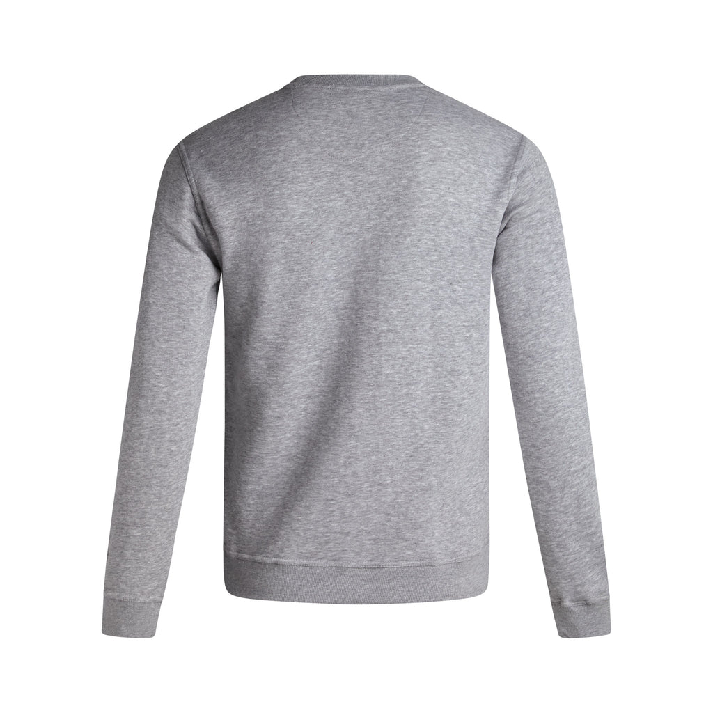 Gray sweatshirt on a white background