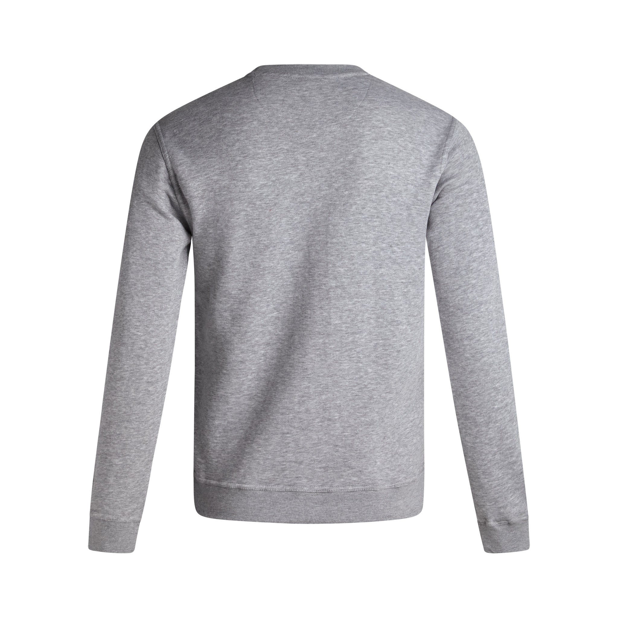 Gray sweatshirt on a white background