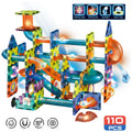 Contixo ST8 Magnetic Light-Up 3D Tiles Building Set - 110 Piece STEM Marble Run Blocks for Kids, Fun Educational Toy for Boys & Girls Ages by Contixo