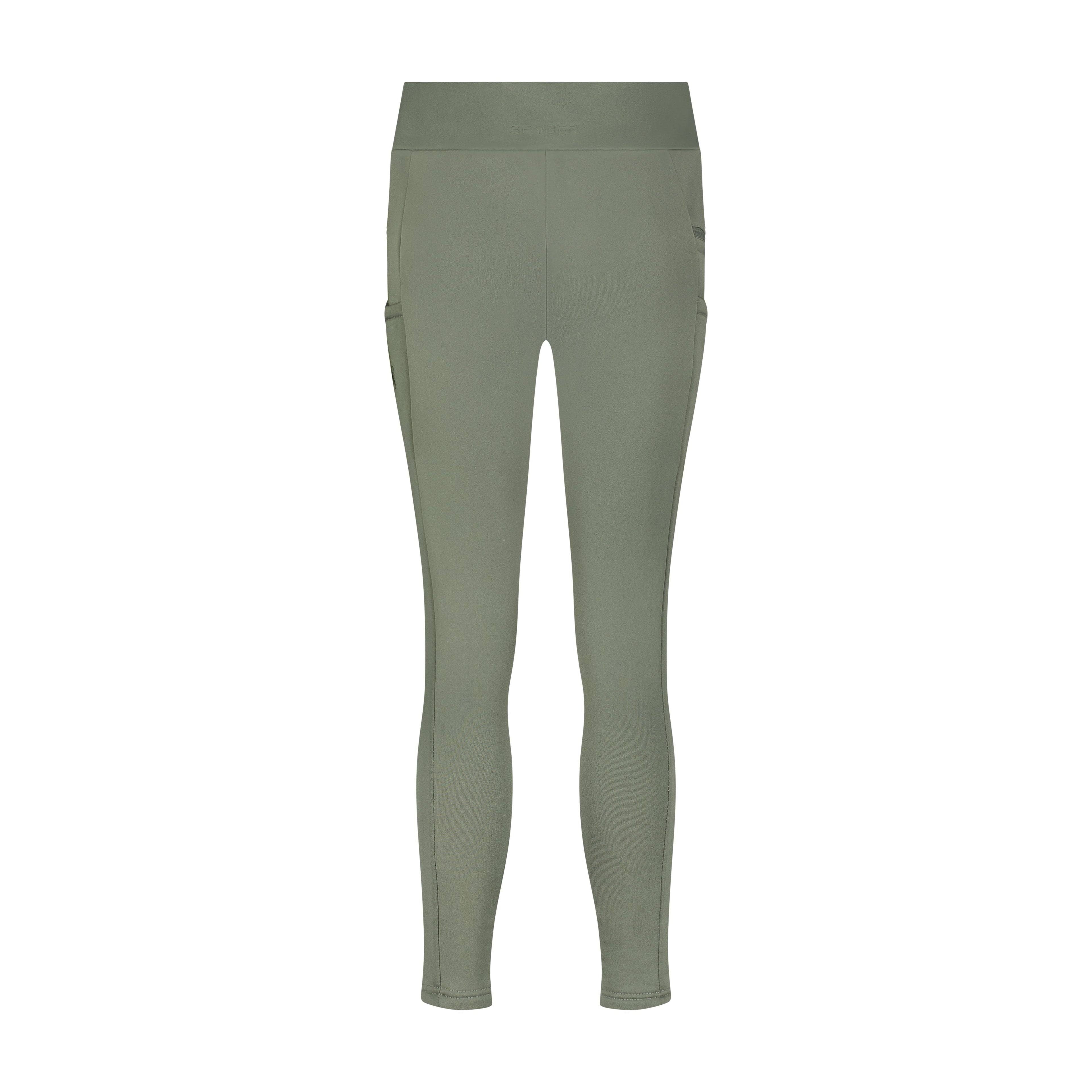 Womans Polar Fleece Bonded Leggings - Agave by Spyder
