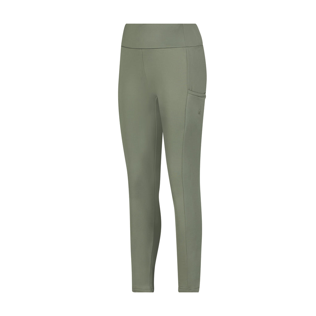 Womans Polar Fleece Bonded Leggings - Agave by Spyder