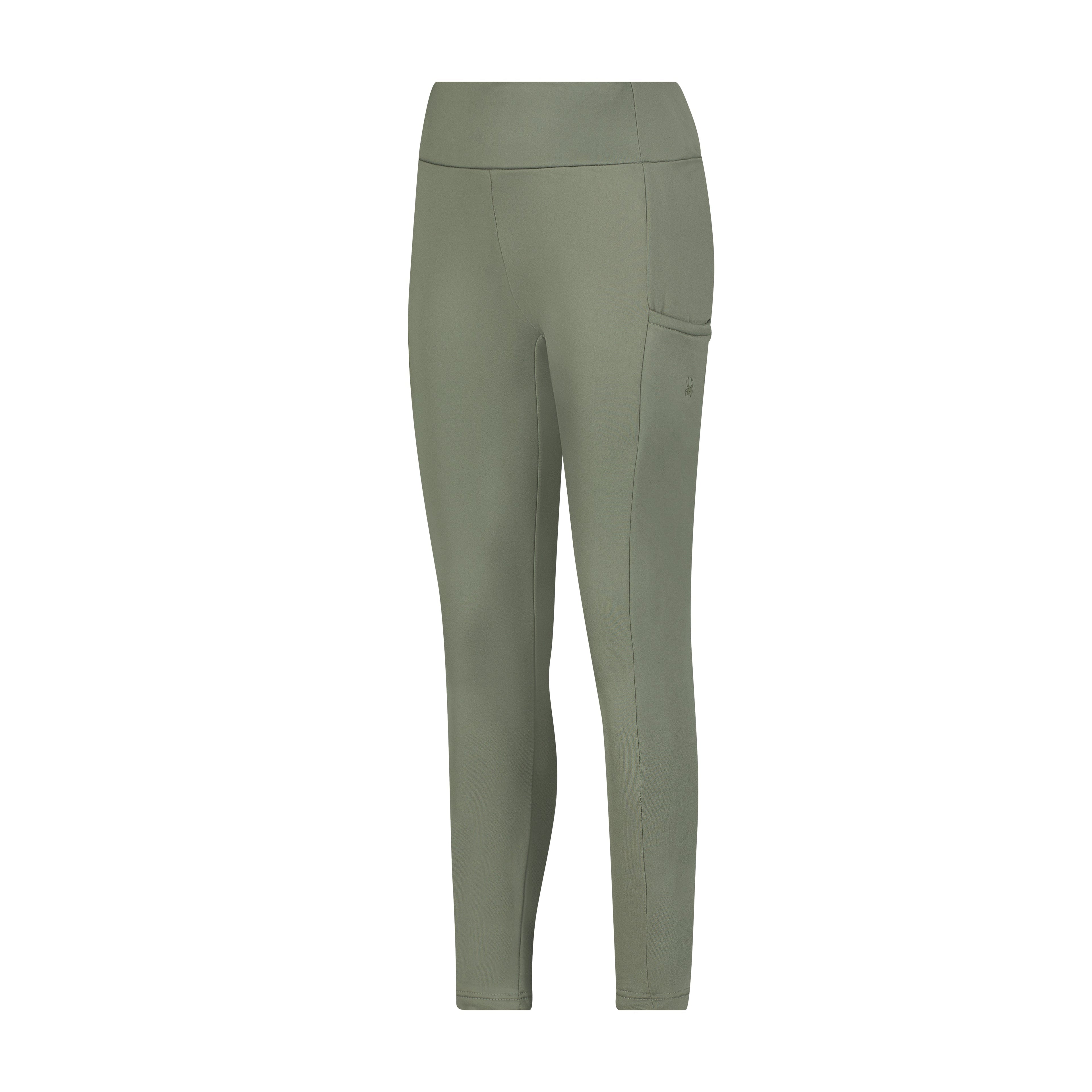 Womans Polar Fleece Bonded Leggings - Agave by Spyder
