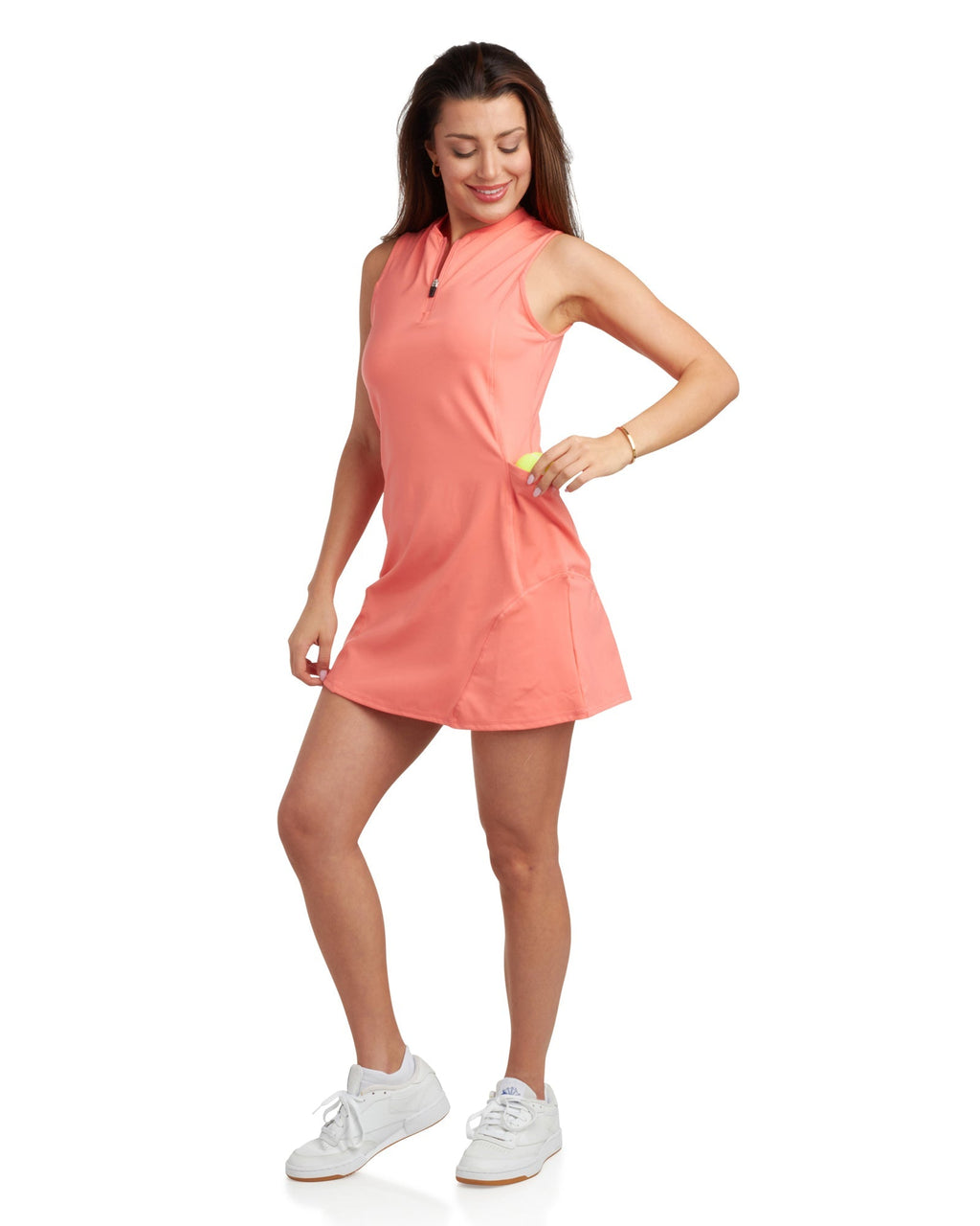 Womens Quarter Zip - Peach Bud by Spyder