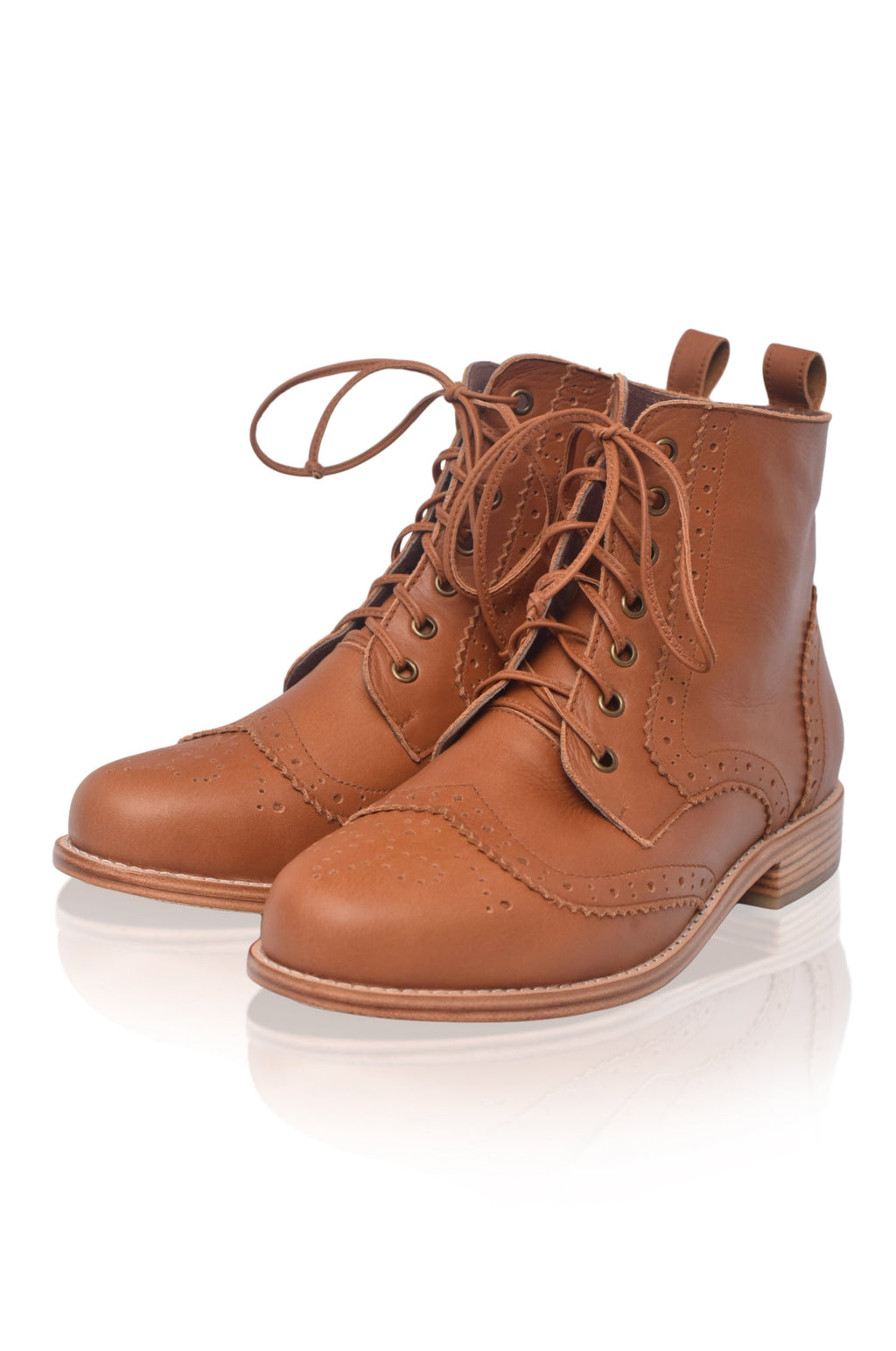 Salstice Brogue Leather Boots
