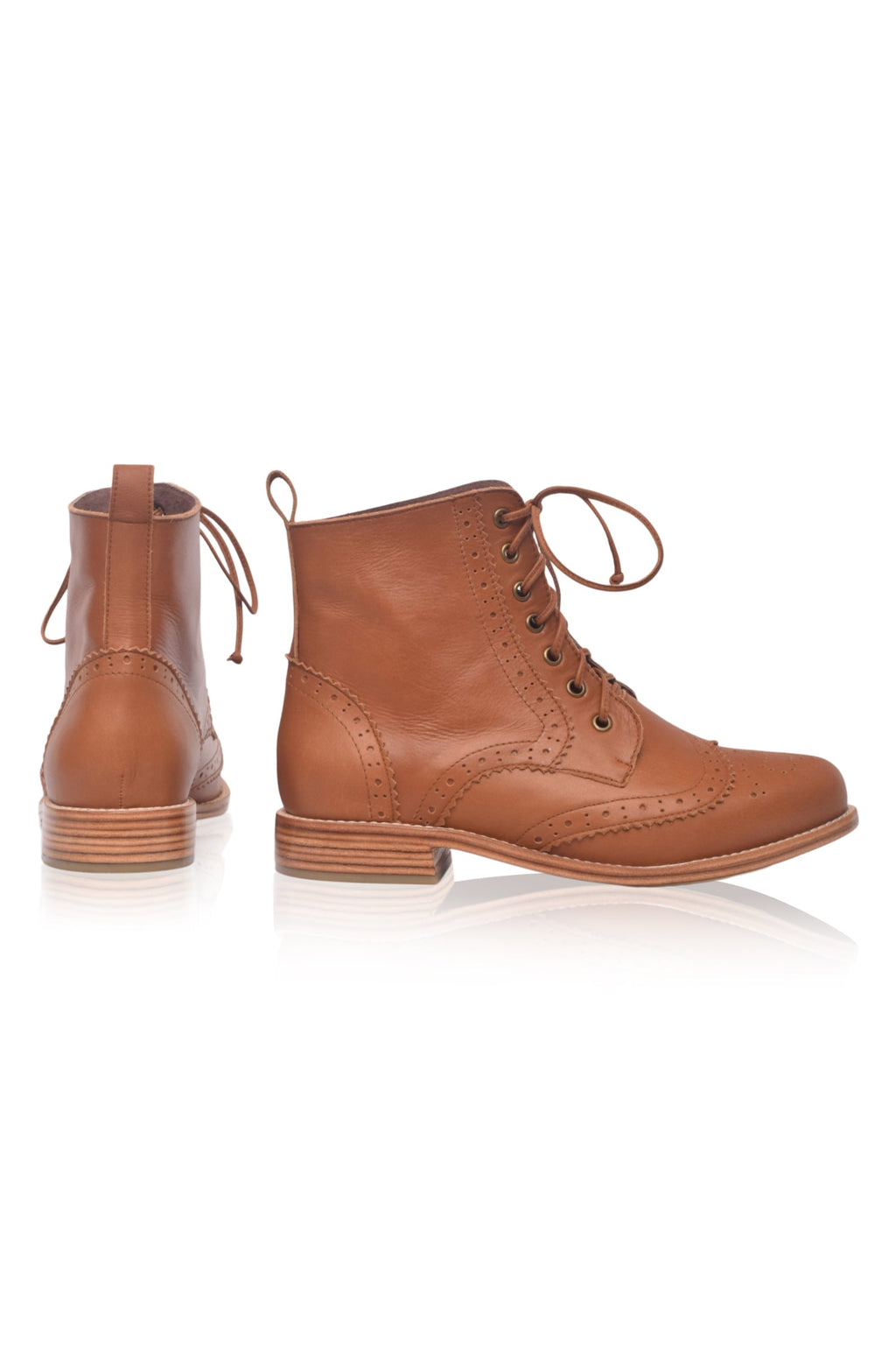 Salstice Brogue Leather Boots