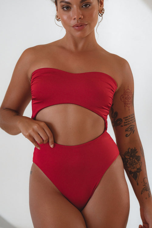 San Leo One Piece Cut-Out Swimsuit