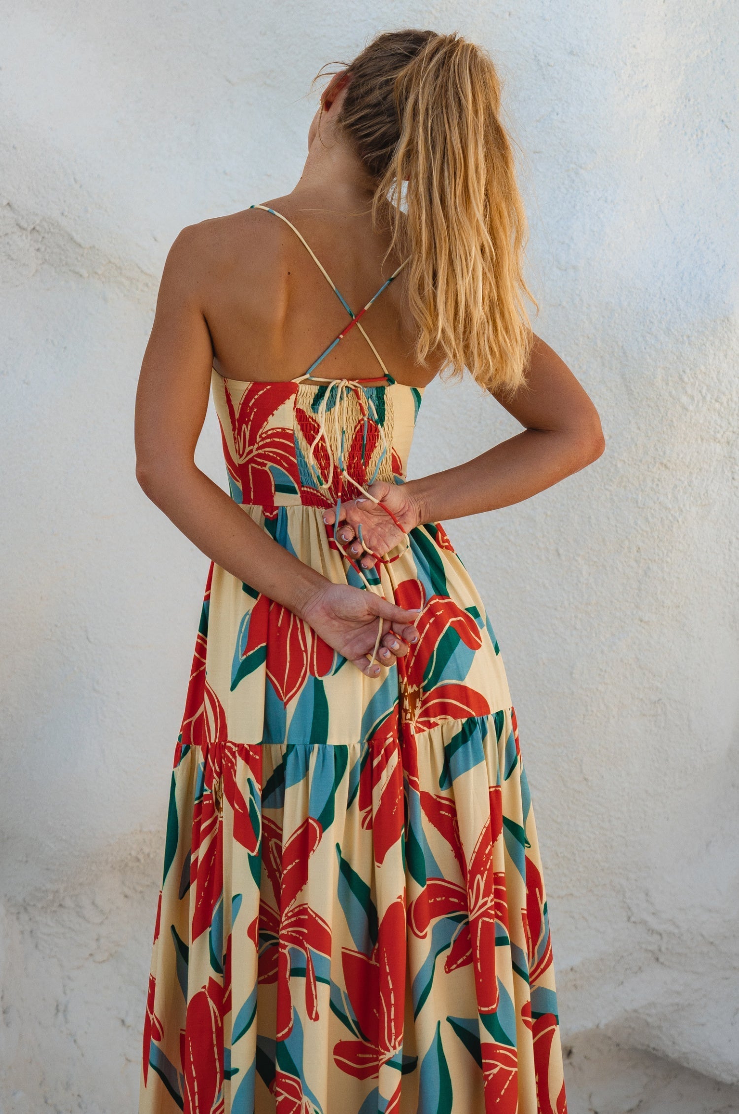 Sea Dreamer Strappy Midi Dress