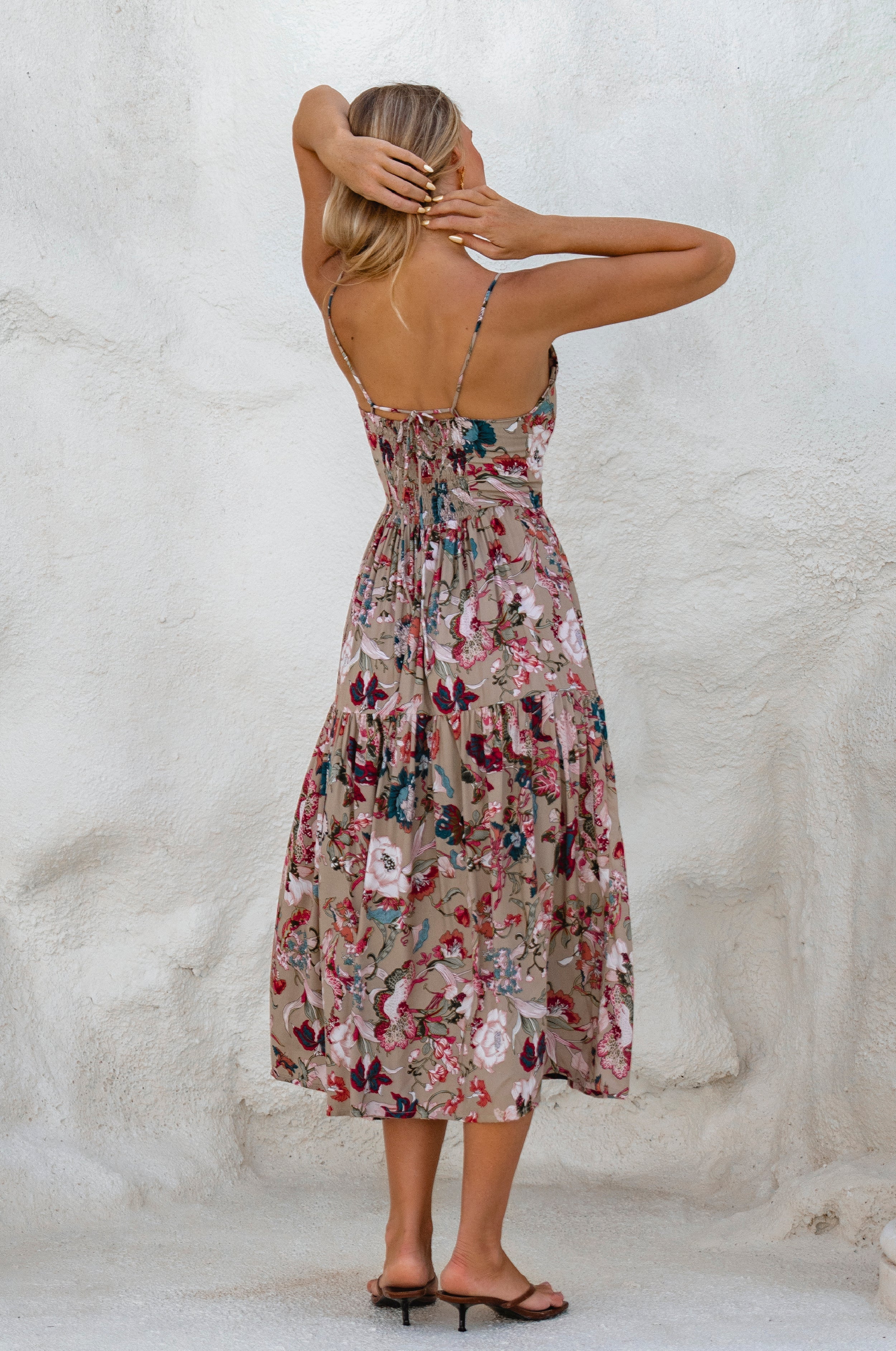 Sea Dreamer Strappy Midi Dress