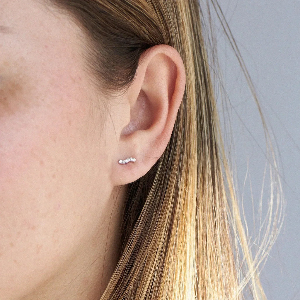 The Wave Stud Earrings