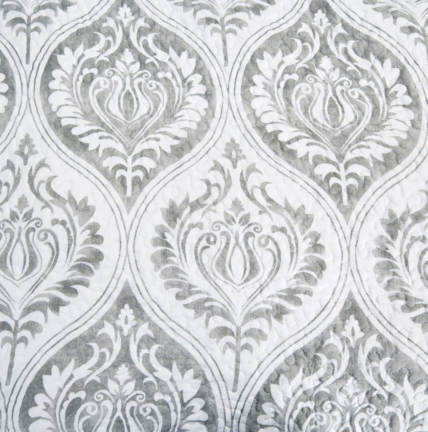 Tache Paisley Damask Matelasse Austere Grey Moon Sky Pillow Sham (TB300-199) - Tache Home Fashion