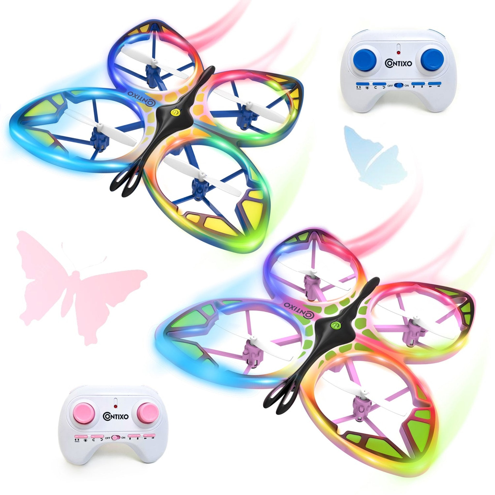 Contixo TD2 Butterfly Kids Drone - LED Lights, 360- Stunts, 14 by Contixo