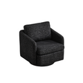 31.5"W  Comfy Round Swivel Accent Chair