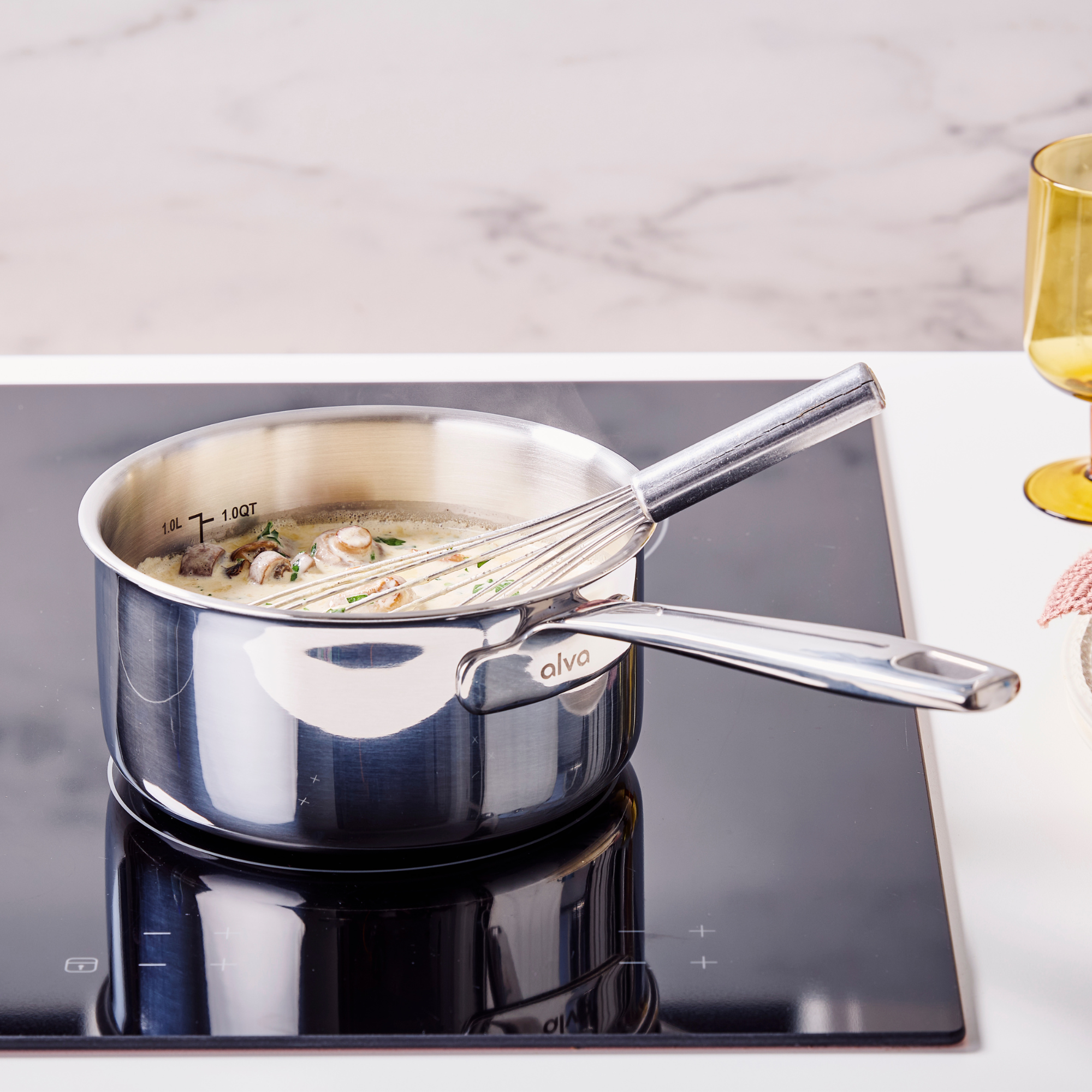 Maestro Saucepan with Lid — 1.7 QT. by Alva Cookware